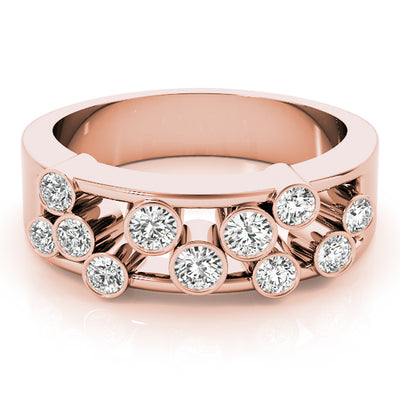 14K Rose Gold 1 ct tw Fashion Diamond Ring