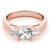 ENGAGEMENT RINGS 3 STONE PRINCESS
