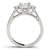 ENGAGEMENT RINGS 3 STONE PRINCESS