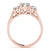 ENGAGEMENT RINGS 3 STONE ROUND