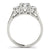 ENGAGEMENT RINGS 3 STONE ROUND