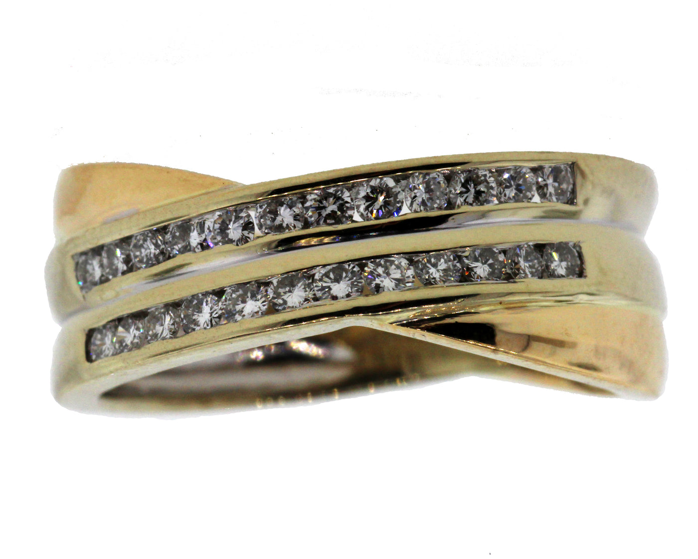 ESTATE 14KTT .50CTTW DIAMOND WEDDING RING