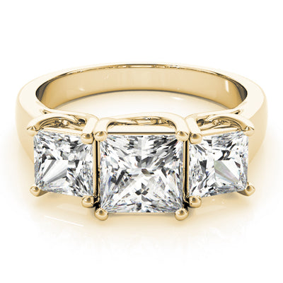 ENGAGEMENT RINGS 3 STONE PRINCESS