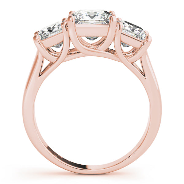 ENGAGEMENT RINGS 3 STONE PRINCESS
