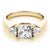 ENGAGEMENT RINGS 3 STONE PRINCESS