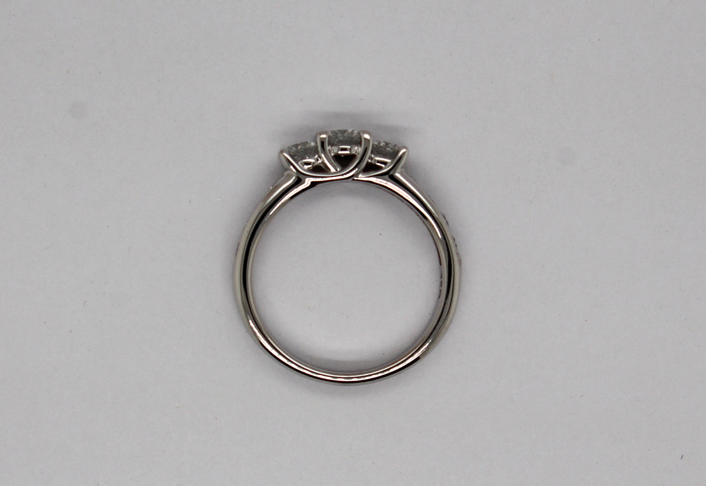 Estate 10KW .75 Cttw Diamond 3 Stone Style Ring