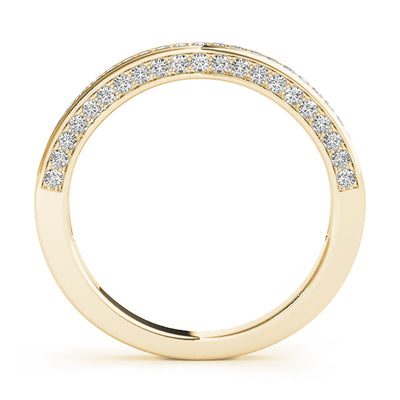 14K Yellow Gold 3/8 ct tw Diamond Wedding Ring