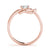 14K Rose Gold 1 ct tw Fashion Diamond Ring