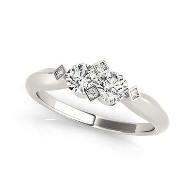 18K White Gold 1 ct tw Fashion Diamond Ring
