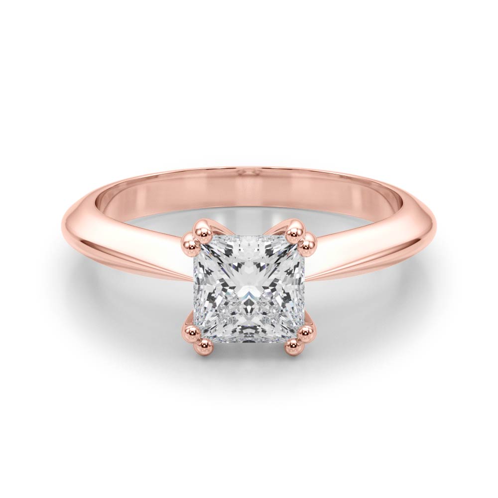 DOUBLE PRONG CUSHION ENGAGEMENT RING