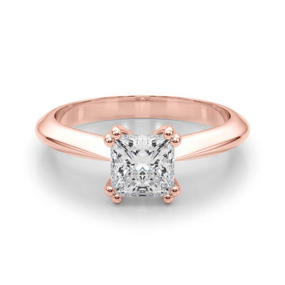 DOUBLE PRONG CUSHION ENGAGEMENT RING