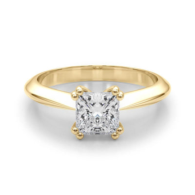 DOUBLE PRONG CUSHION ENGAGEMENT RING