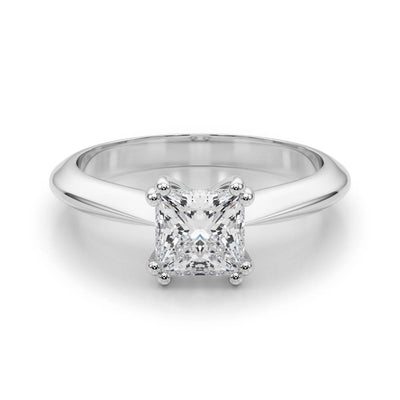 DOUBLE PRONG CUSHION ENGAGEMENT RING