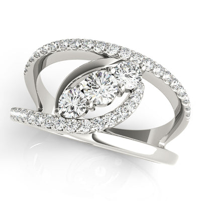 Platinum 7/8 ct tw Fashion Diamond Ring
