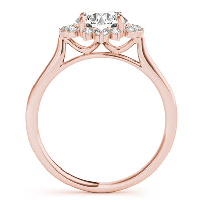 ENGAGEMENT RING FOR ROUND CENTER