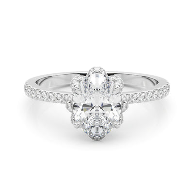 ENGAGEMENT RING OVAL CENT
