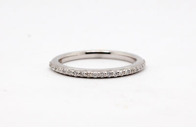 14KW .14 Cttw Diamond wedding Band, H-SI2