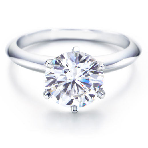 14KW .28CT ROUND DIAMOND SOLITAIRE RING GIA F-VS2 12198883 image