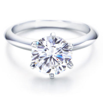 14KW 1.09 CT ROUND DIAMOND SOLITAIRE G-I2