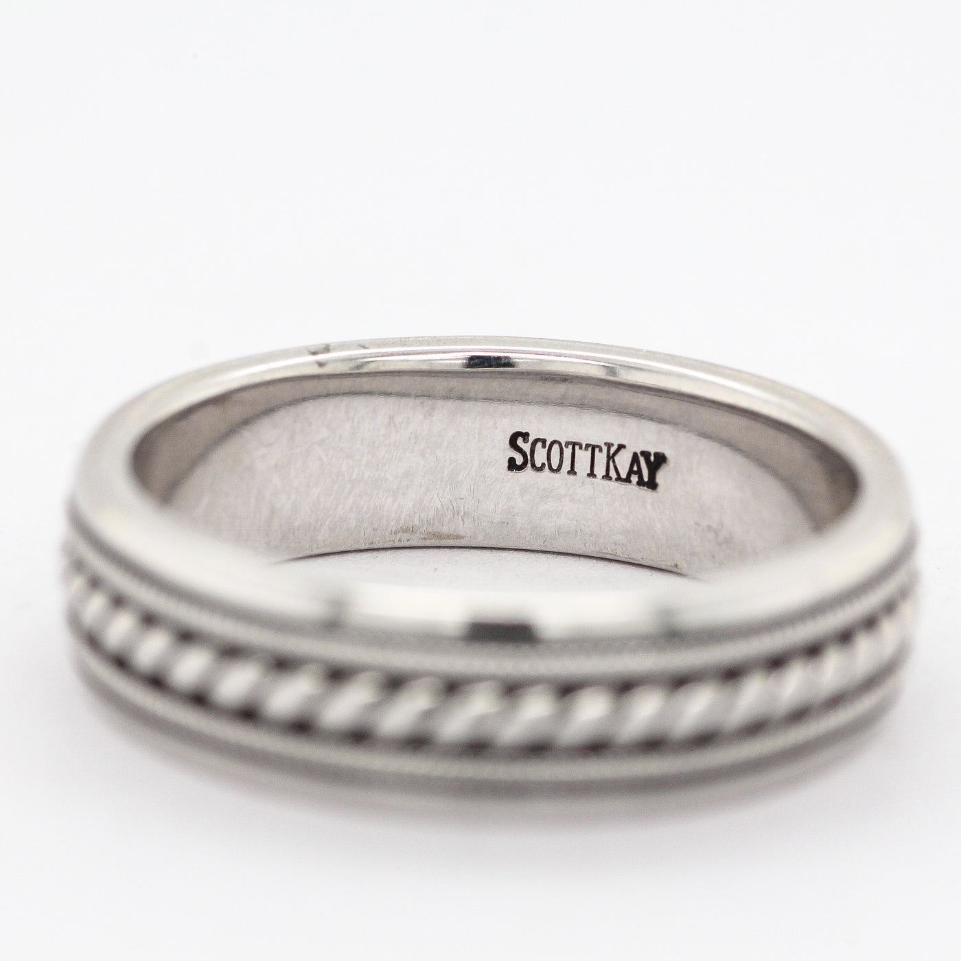 SCOTT KAY 14KW 6MM ROPE WED BAND

MM