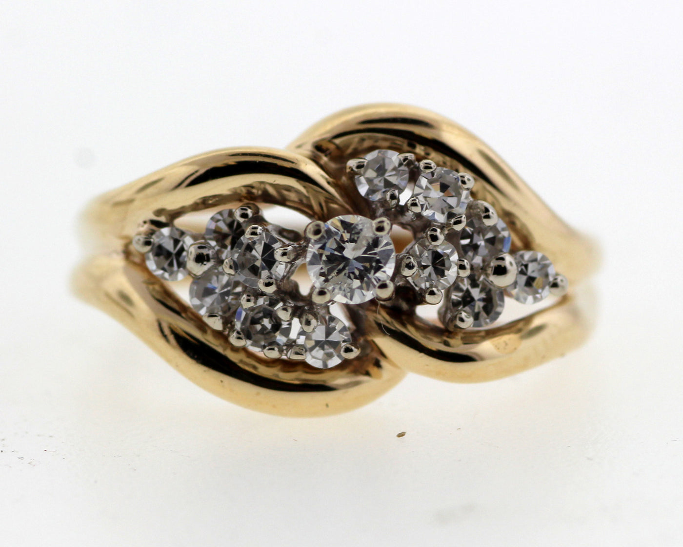 ESTATE 14KY .41CTTW DIAMOND RING