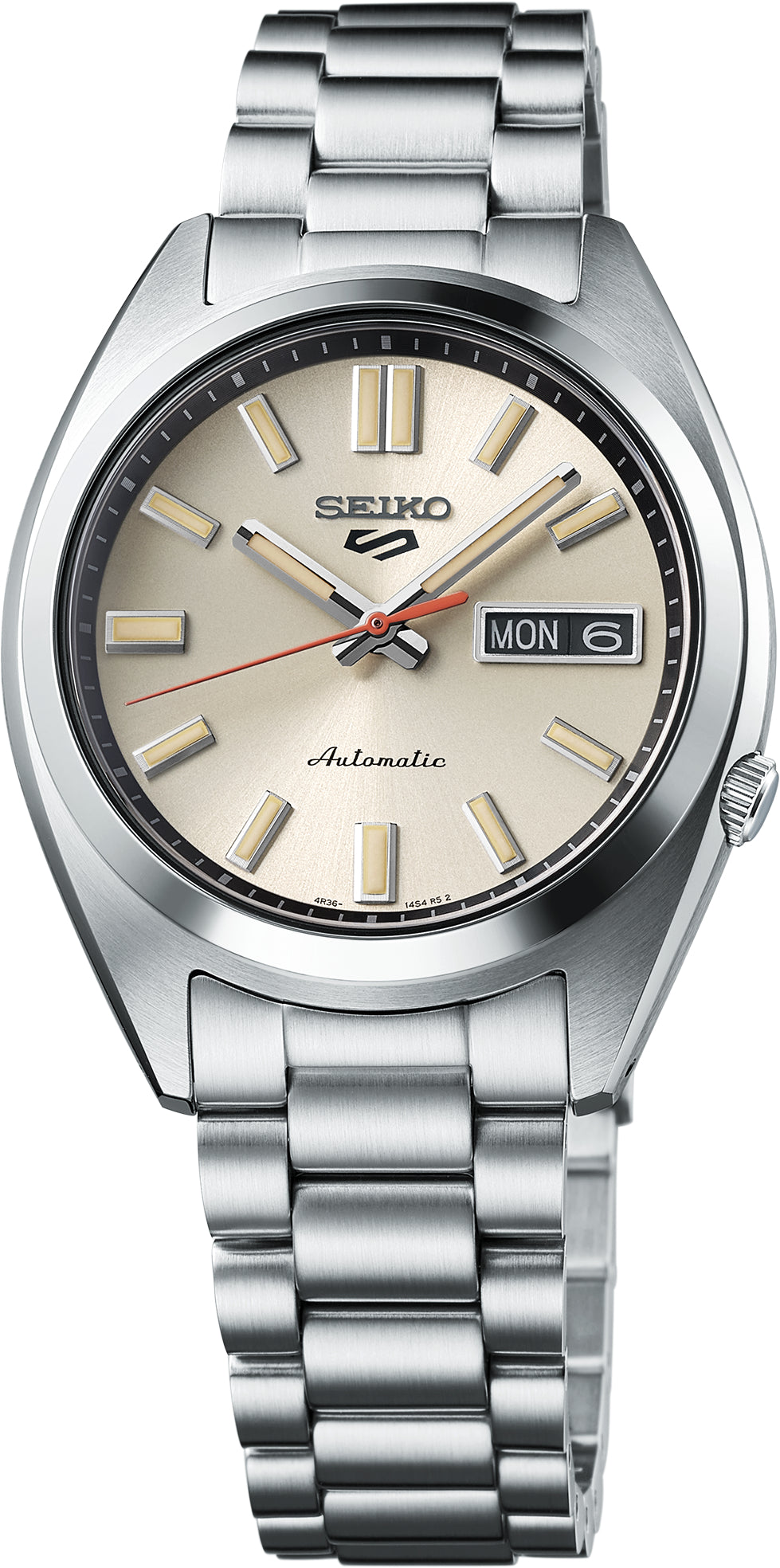 Gents Seiko SRPK91 stainless Day Date watch