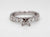 14KW .92 Cttw Diamond Semi Mount Ring