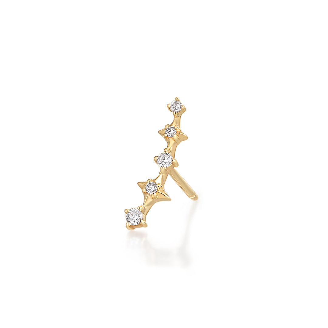 STARLET Diamond Bar Single Stud