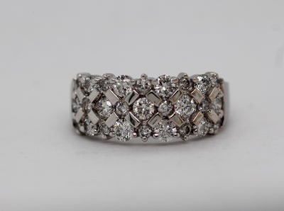 Estate 14KW 1.75 Cttw Diamond Ring