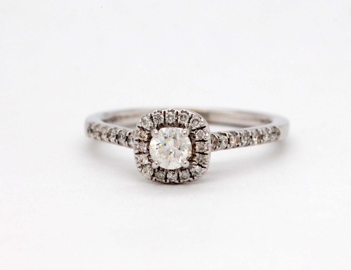 14KW .45 Cttw Diamond Engagement Ring