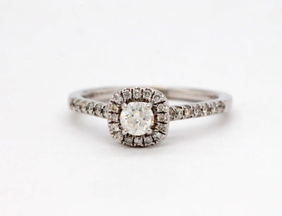 14KW .45 Cttw Diamond Engagement Ring