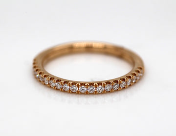 14KY .25 CTTW DIAMOND WEDDING BAND