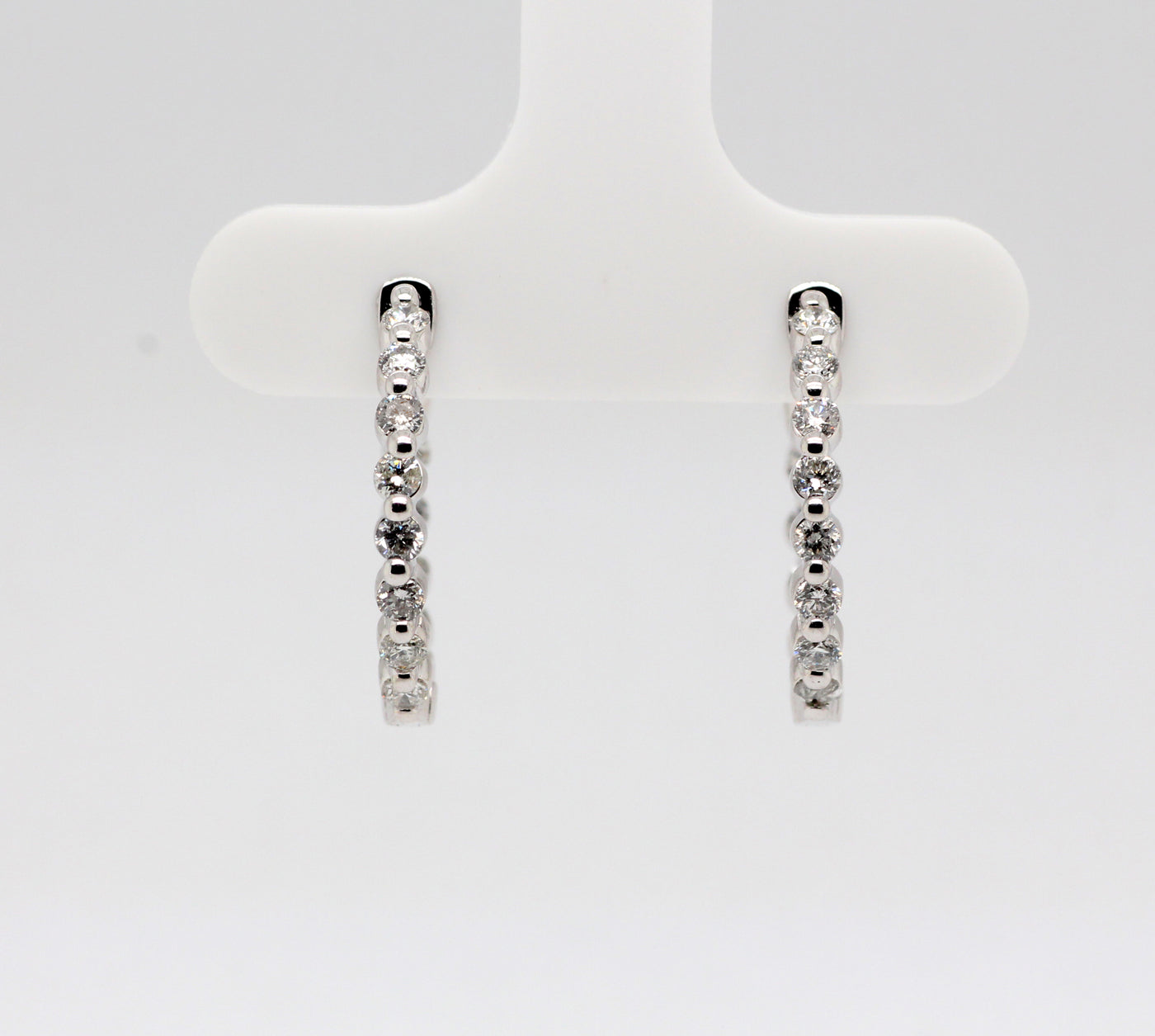 14KY .80 CTTW DIAMOND EARRINGS HI-SI2