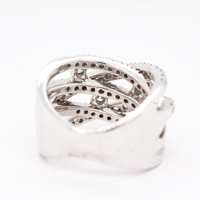 14KW .72 CTTW DIAMOND FASHION RING H-I1