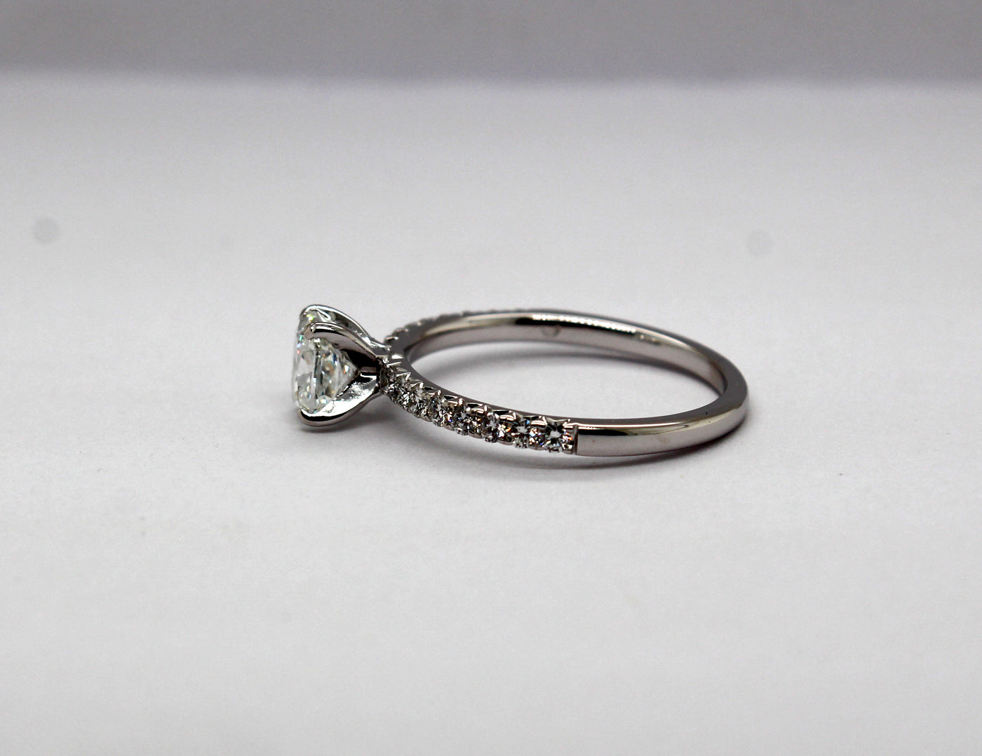 Estate 14KW 1.07 Cttw Diamond Engagement Ring