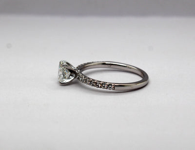Estate 14KW 1.07 Cttw Diamond Engagement Ring