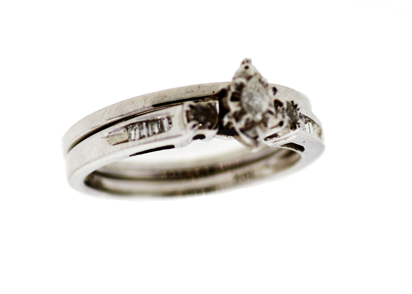 14KW 1/4 TDW MQ BRIDAL SET