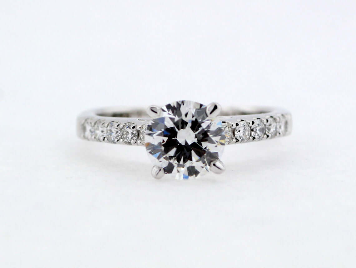 14KW 1.28 Cttw Diamond Engagement Ring