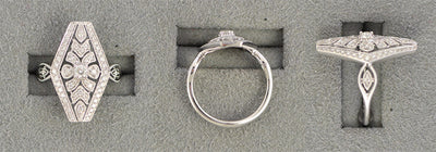18KW .54 Cttw Diamond Ring image
