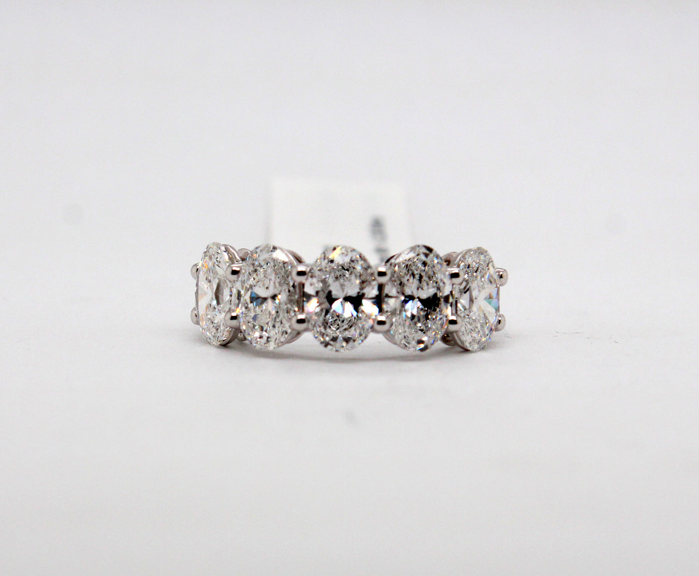 14KW 4.12 Cttw Lab Grown Diamond 5 Stone Ring