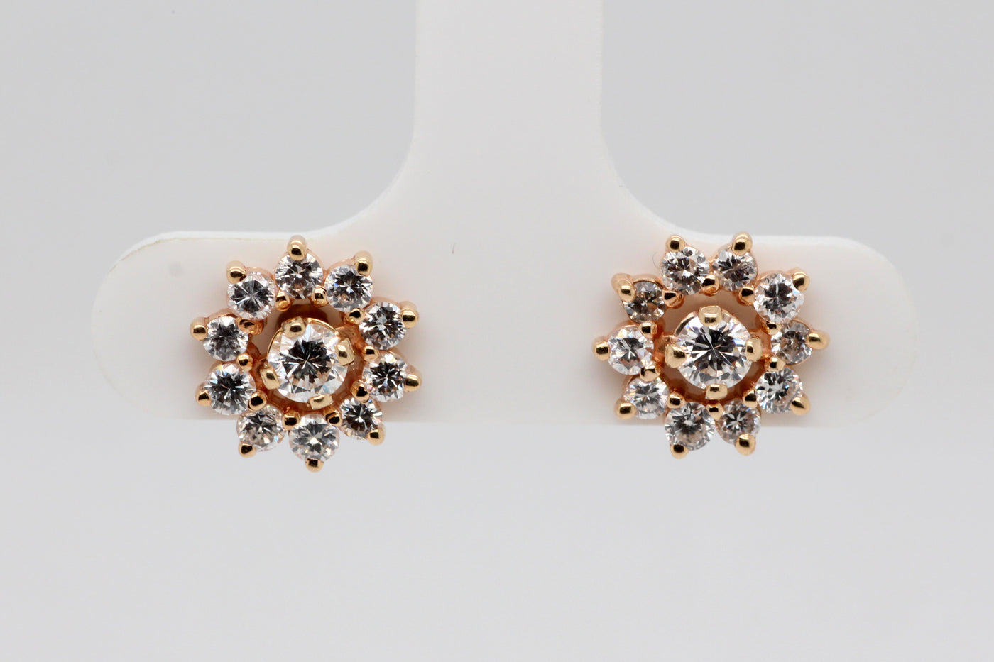 14KY .50 Cttw Diamond earrings, H-SI2