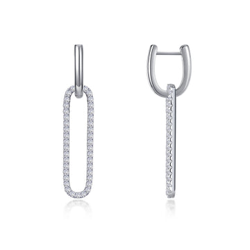 Paperclip Drop Earrings