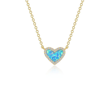 Halo Heart Necklace
