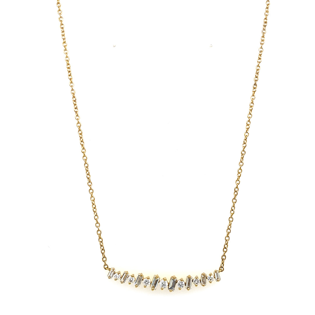 18KY .16 Cttw Diamond Necklace