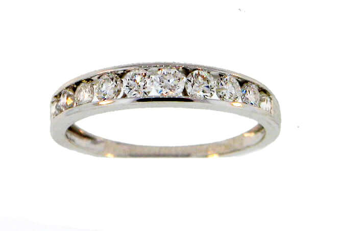 14KW 2/3CTTW DIAMOND BRIDAL WEDDING RING image