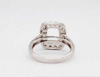 18KW .72 Cttw Diamond Semi Mount Ring