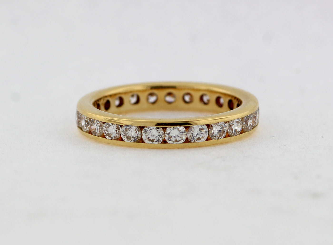 14KY 1.00 CTTW DIAMOND ETERNITY BAND image