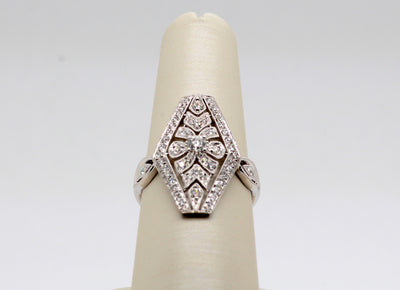 18KW .54 Cttw Diamond Ring image