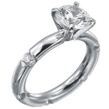 MEMOIRE 18KW .31CTTW DIAMOND ENGAGEMENT RING
