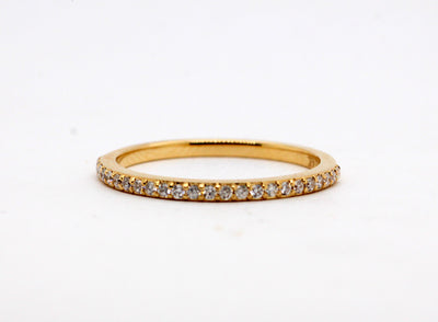 14KY .16 Cttw Diamond wedding Band, H-SI2